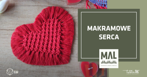 Makramowe serca
