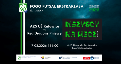 AZS UŚ Katowice - Red Dragons Pniewy