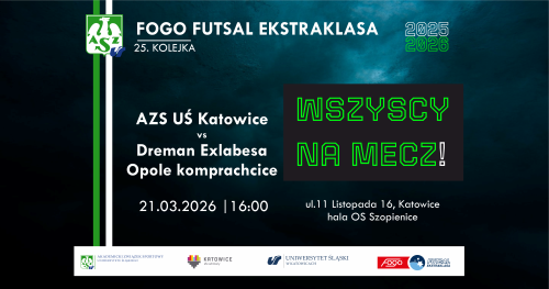 AZS UŚ Katowice - Dreman Exlabesa Opole Komprachcice