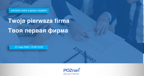 Твоя первая фирма/Twoja pierwsza firma - szkolenie w języku rosyjskim