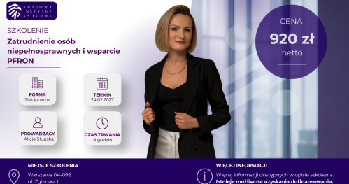 Zatrudnienie osób niepełnosprawnych i wsparcie PFRON