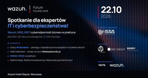 Wazuh Forum Poland 2026