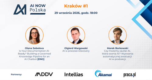 AI Now Kraków MeetUp #1