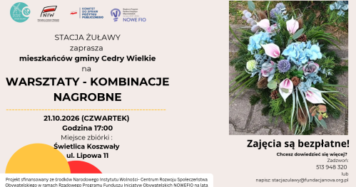 Warsztaty - kompozycje nagrobne