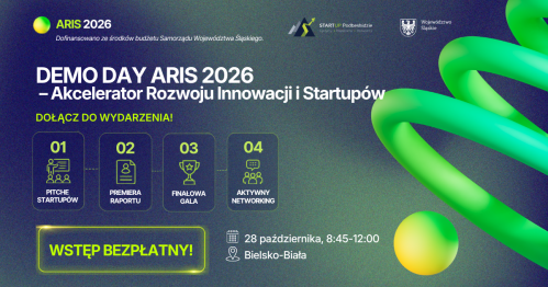 Demo Day ARIS 2026 & Premiera Raportu Startupy i Firmy IT z regionu Podbeskidzia