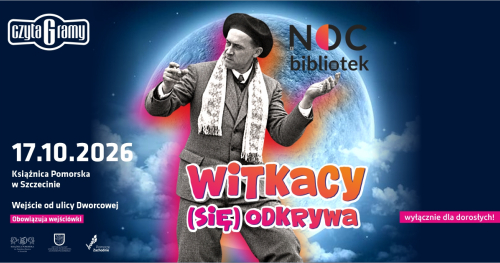 Noc Bibliotek z Witkacym: "Twój Witkacjusz, ukochany mężuś" - listy Witkacego do żony. Słuchowisko na żywo