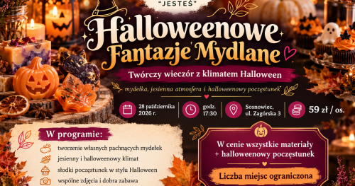 Warsztaty - Halloweenowe Fantazje Mydlane 🎃🧼