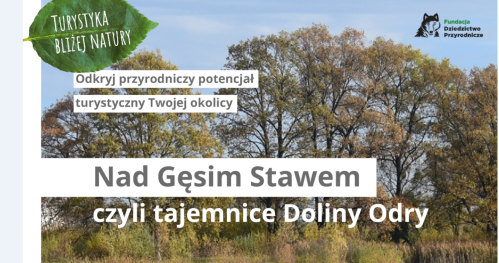 Turystyka bliżej natury / Nad Gęsim Stawem, czyli tajemnice Doliny Odry