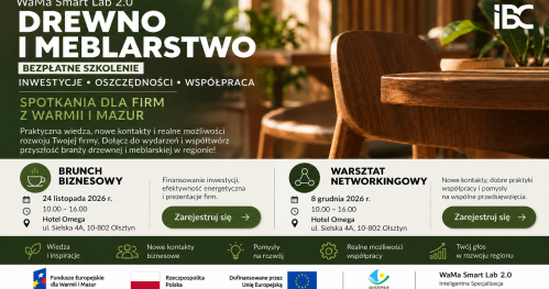 Brunch Biznesowy: finansowanie inwestycji i innowacji, efektywność energetyczna oraz prezentacje firm