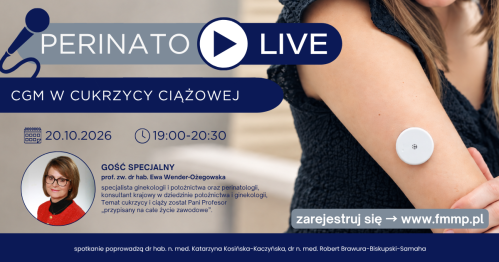 Perinato LIVE: CGM w ciąży cukrzycowej