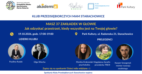 Klub Przedsiębiorczych Mam Starachowice - 19.10.2026