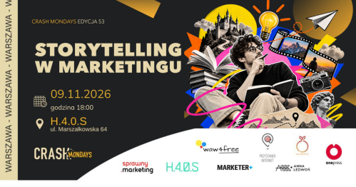 CRASH Mondays № 53: Storytelling w marketingu  [WARSZAWA]