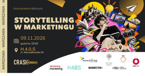 CRASH Mondays № 53: Storytelling w marketingu  [WARSZAWA]