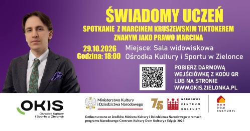 Prawo Marcina - Świadomy Uczeń - Spotkanie z Marcinem Kruszewskim