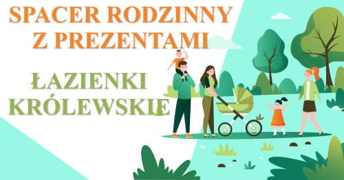 Łazienki Królewskie. Spacer rodzinny z prezentami - niedziela 8 listopada 2026 r.
