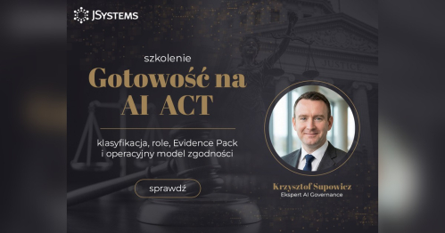 Szkolenie Gotowość na AI ACT - TERMIN GWARANTOWANY - 23.11.2026