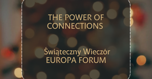 EF 3.12. ONE NIGHT. THE POWER OF CONNECTIONS · Christmas Edition