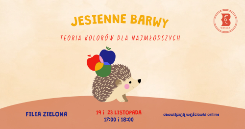 Wieczór Bajek o jesiennych barwach w Bibliotece w Zielonej