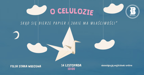 "O celulozie, czyli skąd bierze się papier" spotkanie dla rodzin w bibliotece w Starej Miłosnej