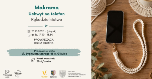 Makrama. Uchwyt na telefon