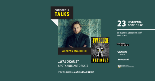 Szczepan Twardoch "Waldkauz" spotkanie autorskie