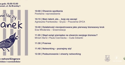 Rzemieślniczy poranek - spotkanie networkingowe