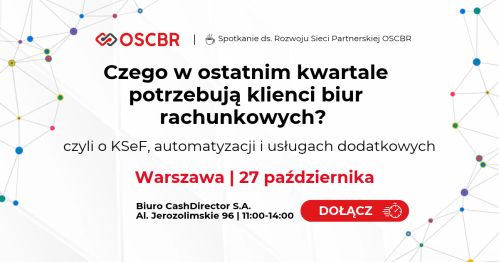Spotkanie OSCBR - Warszawa - 27.10.2026