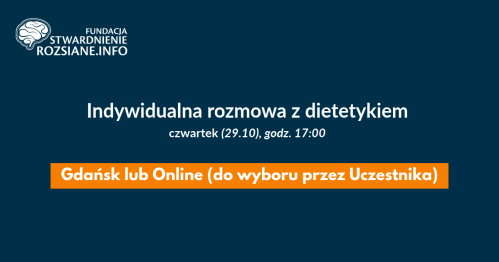 Indywidualna rozmowa z dietetykiem (Gdańsk LUB online, 29.10.2026, godz. 17:00)