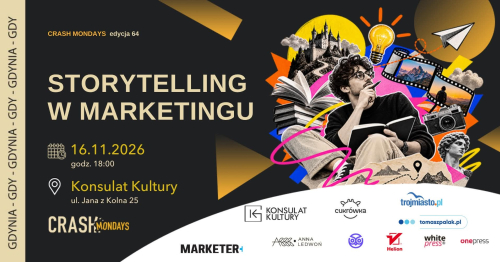 CRASH Mondays № 64: Storytelling w marketingu [Gdynia]