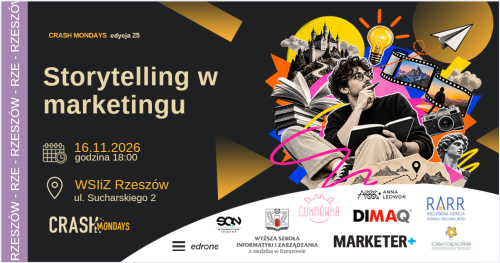 CRASH Mondays № 25: Storytelling w marketingu 🗣️ [RZESZÓW]