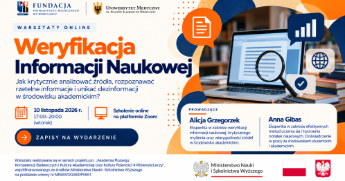 Weryfikacja Informacji Naukowej - szkolenie online