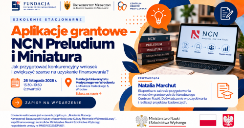 Aplikacje grantowe NCN | PRELUDIUM i MINIATURA