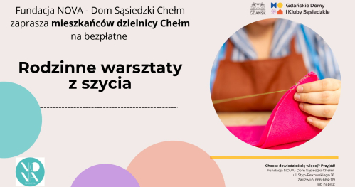 Rodzinne warsztaty z szycia