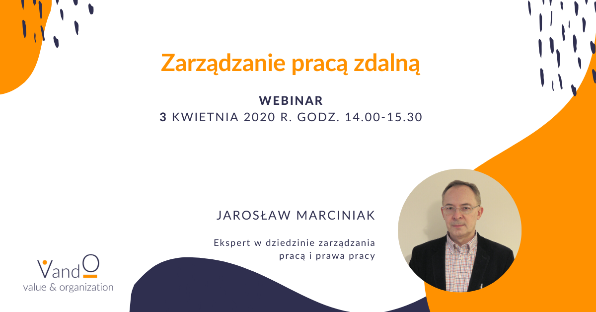Praca zdalna - webinar - VandO