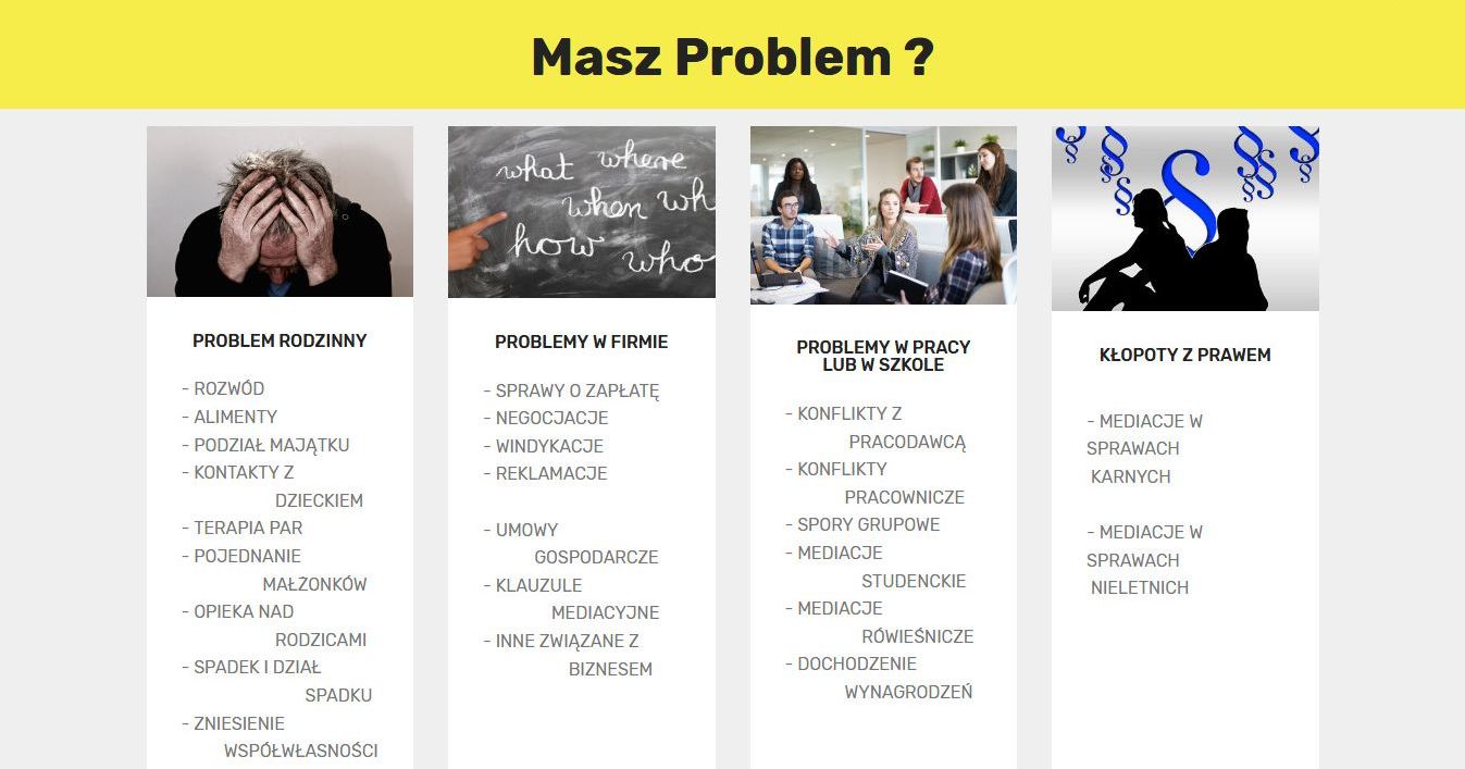 Jakie problemy rozwiązuje mediacja-jakie sprawy mogą być mediowane